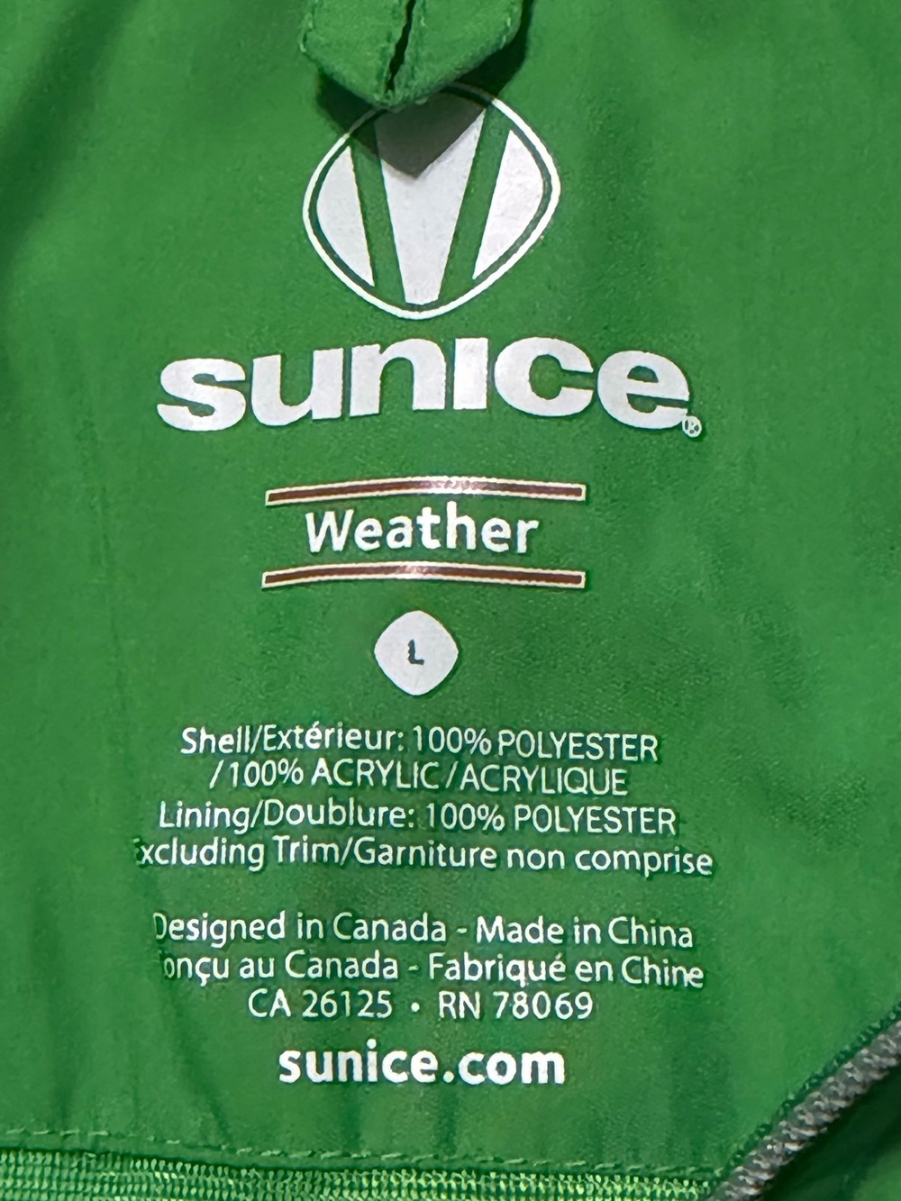 Sunice Weatherproof Pullover Golf Jacket - Picture 4 of 4